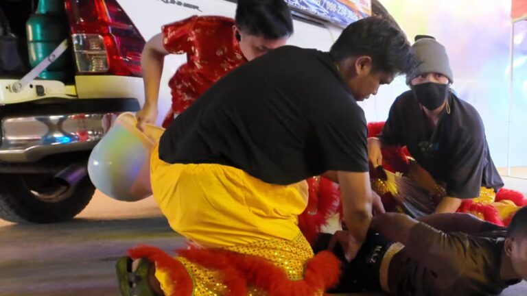 Thai police go undercover as lion dancers to nab a serial burglar