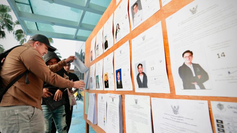 Thailand counts votes in early election with 3 main parties vying for power : NPR