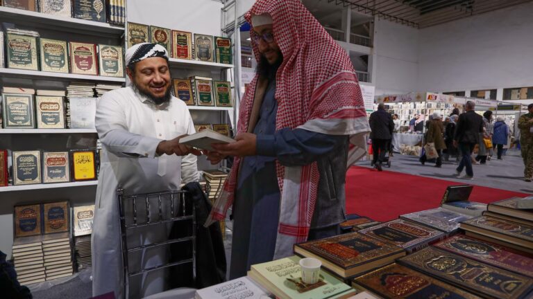 The Damascus book fair draws crowds, with censorship eased in post-Assad Syria
