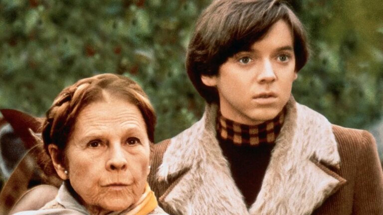 Ruth Gordon and Bud Cort in Harold and Maude