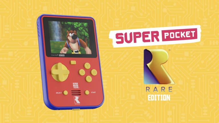 This retro-inspired handheld comes with Banjo-Kazooie and Battletoads built in This retro-inspired handheld comes with Banjo-Kazooie and Battletoads built in