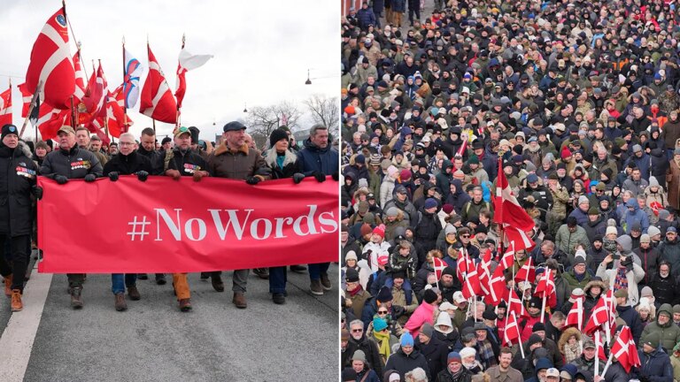 Trump NATO criticism sparks Danish veteran protest at US Embassy in Denmark
