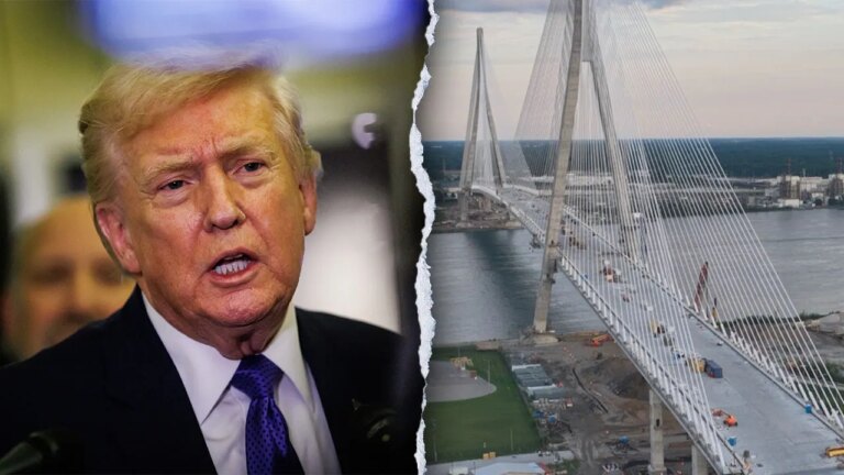Trump threatens to block US-Canada bridge over trade dispute