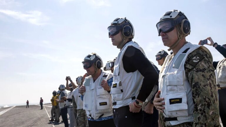 Witkoff, Kushner tour aircraft carrier in Middle East amid Iran tensions, talks Witkoff, Kushner tour aircraft carrier in Middle East amid Iran tensions, talks