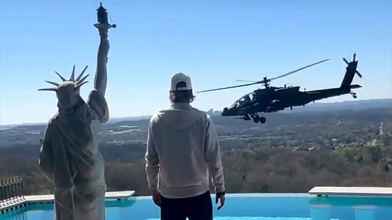 Army says it's reviewing attack helicopters flying low and hovering near Kid Rock's home