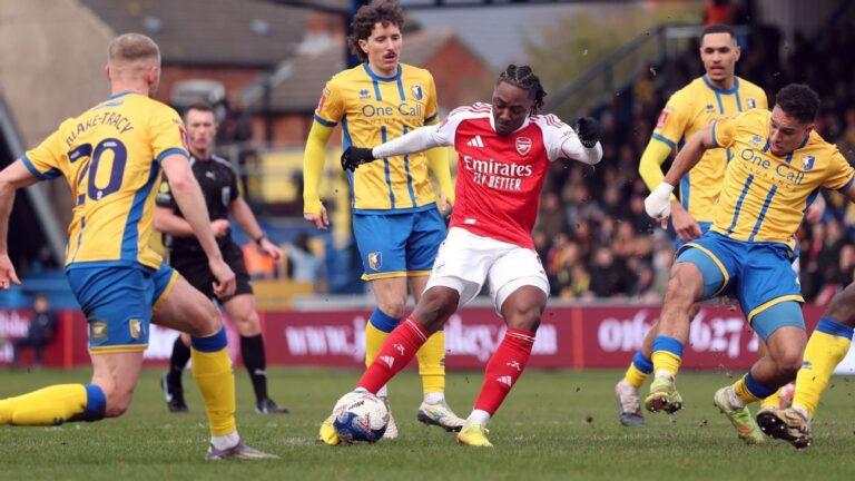 Arsenal edge Mansfield in FA Cup, but Arteta still learning the art of rotation