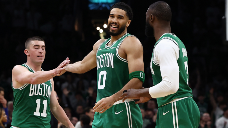 Celtics star Jayson Tatum nearly posts triple-double in a remarkable return from Achilles injury