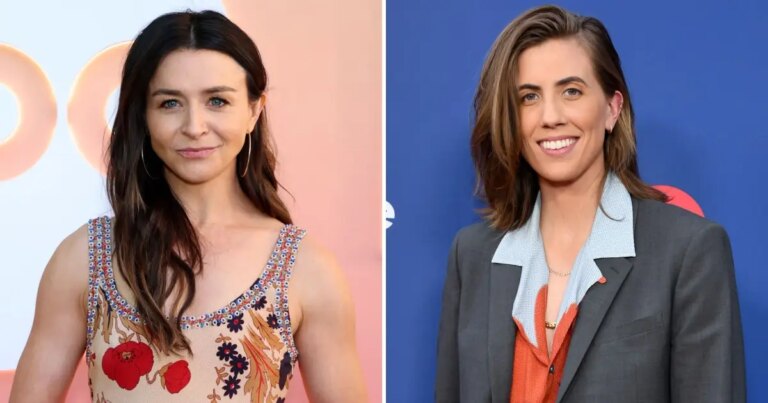 Grey's Stars Caterina Scorsone, E.R. Fightmaster Hold Hands