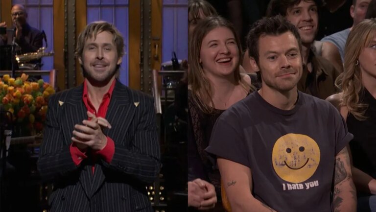 Ryan Gosling and Harry Styles on 'Saturday Night Live.'