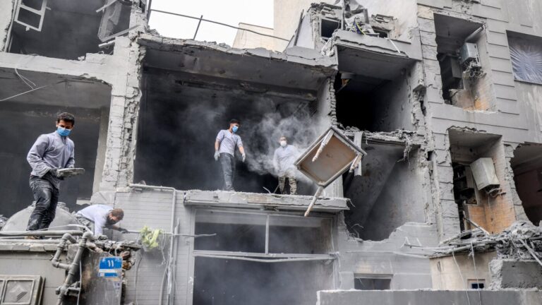 Iranians describe life under bombardment : NPR