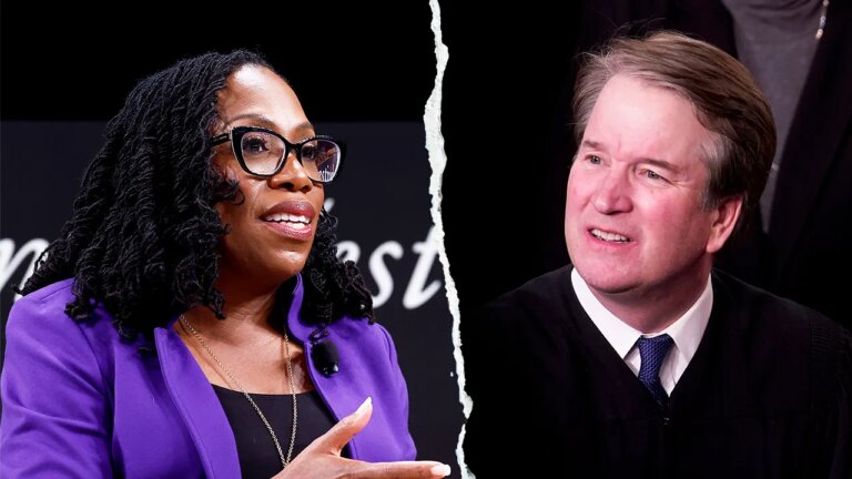 Justices Jackson and Kavanaugh clash over ‘shadow docket’ in Trump era