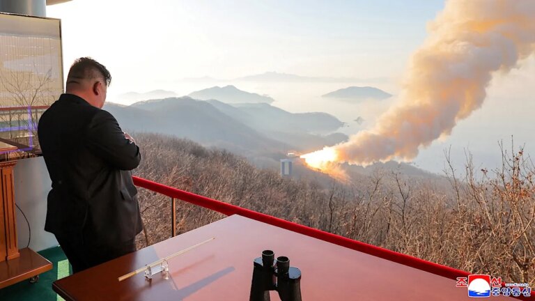 Kim Jong Un oversees rocket engine test aimed at US strike capability