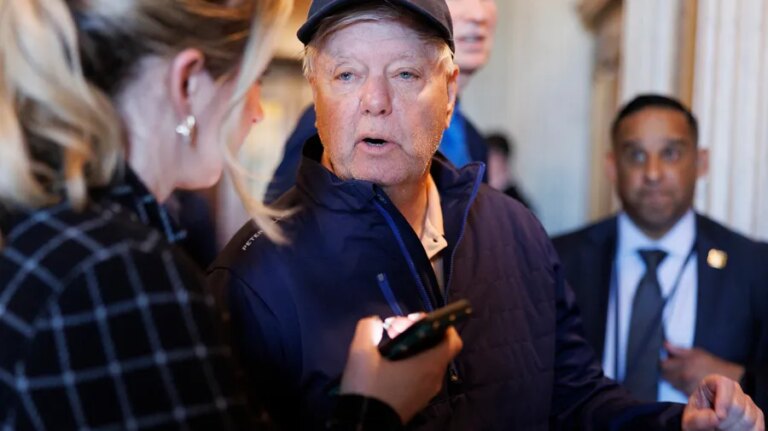 Lindsey Graham responds after photos showing him at Disney World