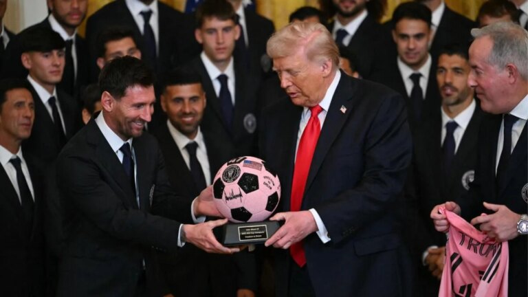 Lionel Messi attends, but David Beckham misses Inter Miami's bizarre trip to Donald Trump's White House