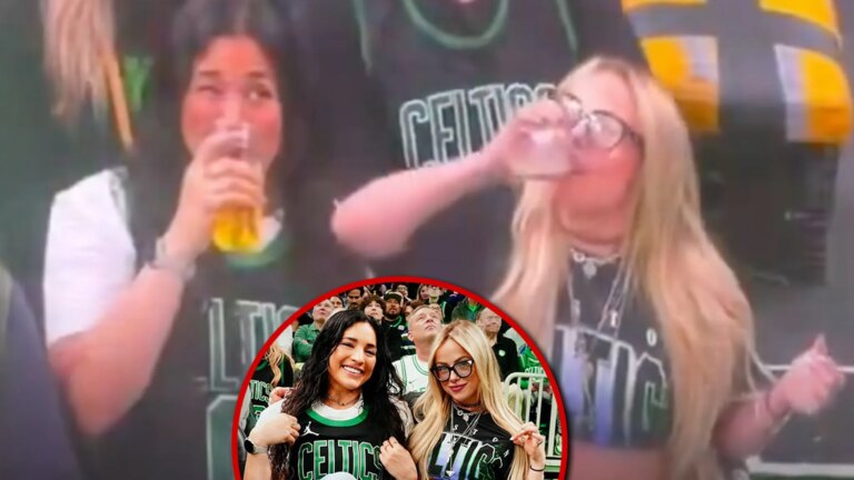 Liv Morgan Chugs Beer At Celtics Game, Ahead Of Monday Night Raw Liv Morgan Chugs Beer At Celtics Game, Ahead Of Monday Night Raw