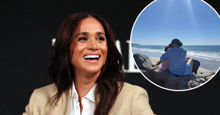 Meghan Markle Kisses Daughter Lilibet, 4, in Rare Pic