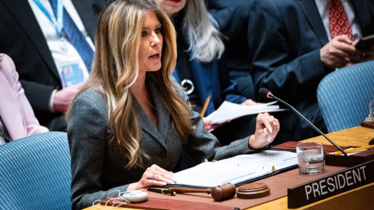 Melania Trump presides at UN Security Council meeting : NPR Melania Trump presides at UN Security Council meeting : NPR