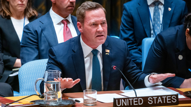 Mike Waltz calls out Iran regime for killing thousands in UN clash