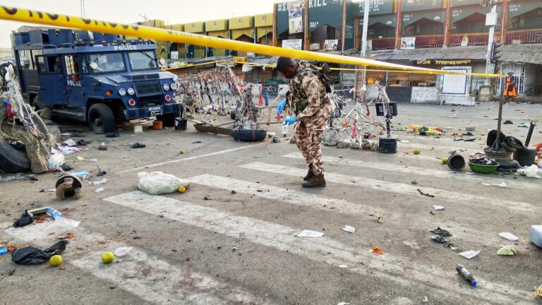 Police in Nigeria suspect suicide bombers in deaths of at least 23 people