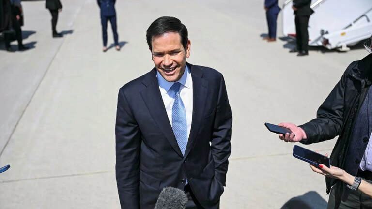 Rubio delivers America first message to G7 Iran talks in France Rubio delivers America first message to G7 Iran talks in France