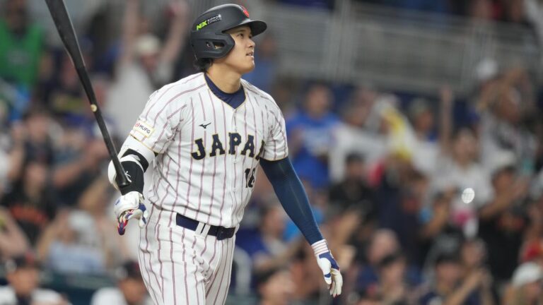 Shohei Ohtani, Ronald Acuña Jr. combine for first WBC game with two leadoff home runs Shohei Ohtani, Ronald Acuña Jr. combine for first WBC game with two leadoff home runs
