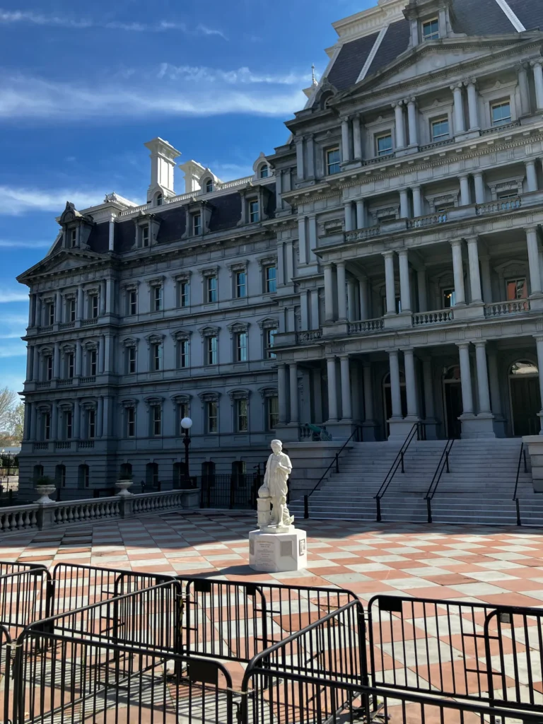Trump installs Christopher Columbus statue on White House grounds Trump installs Christopher Columbus statue on White House grounds