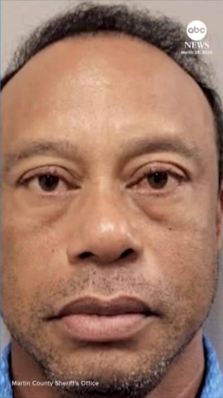 Video Tiger Woods charged with DUI after rollover crash stream logo