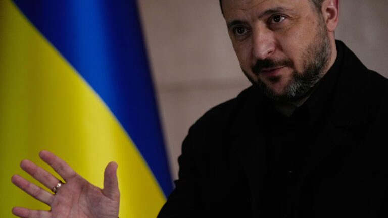 A long Mideast war could take away from support for Ukraine, Zelenskyy tells the AP