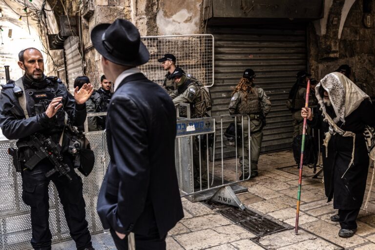 Jerusalem’s Old City is quiet and eerily empty on Easter week
