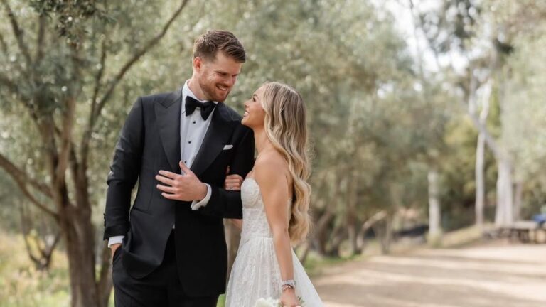 Seahawks QB Sam Darnold ties knot with fiancée Katie Hoofnagle