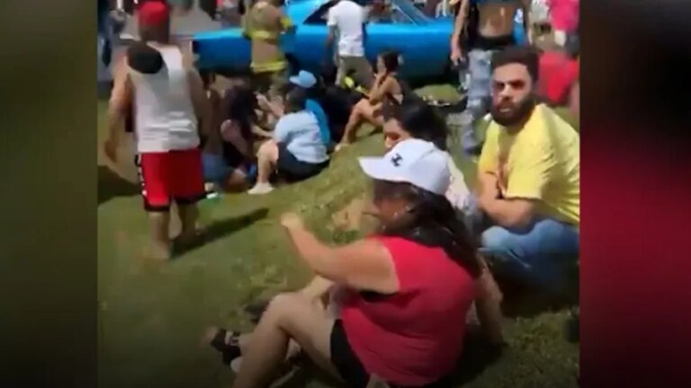 Several injured after vehicle drives into crowd at Louisiana parade Several injured after vehicle drives into crowd at Louisiana parade