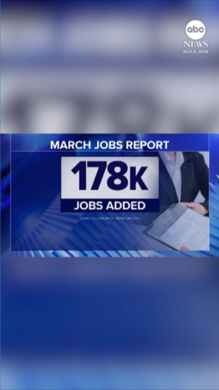 Video Jobs report shows strong hiring in March, despite oil shock set off by Iran war stream logo