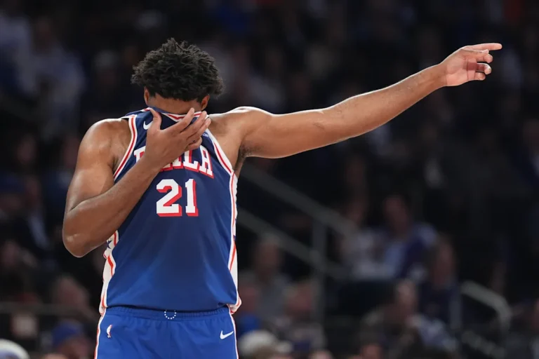 Joel Embiid is out for Game 2 of the 76ers' series against the Knicks with ankle and hip injuries